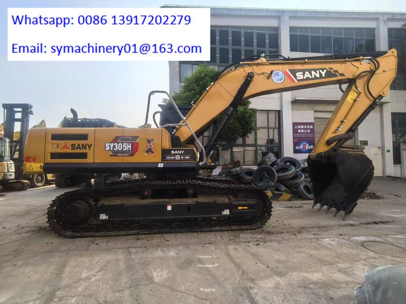 2024 Sany SY305H crawler excavator, side profile view 2024 Sany SY305H crawler excavator, side profile view