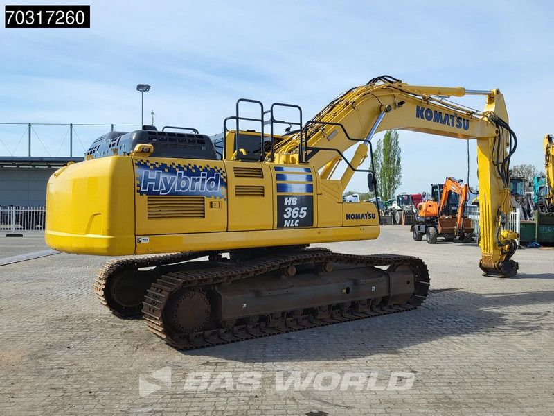 2017 Komatsu HB365 NLC-3 crawler excavator, rear three-quarter view 2017 Komatsu HB365 NLC-3 crawler excavator, rear three-quarter view