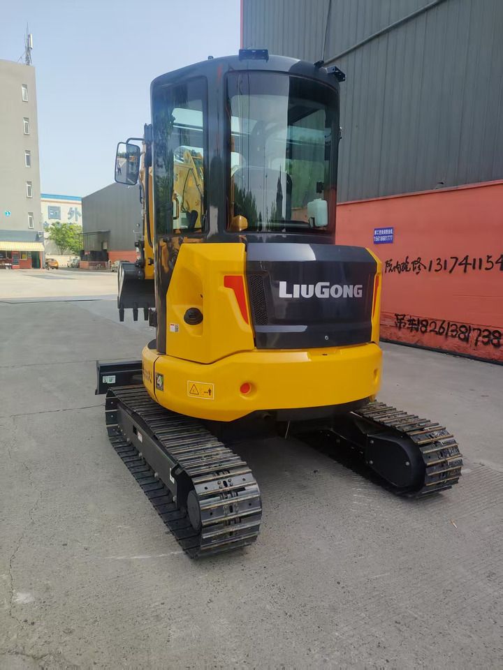 2026 LiuGong 9035F mini excavator, rear three-quarter view 2026 LiuGong 9035F mini excavator, rear three-quarter view