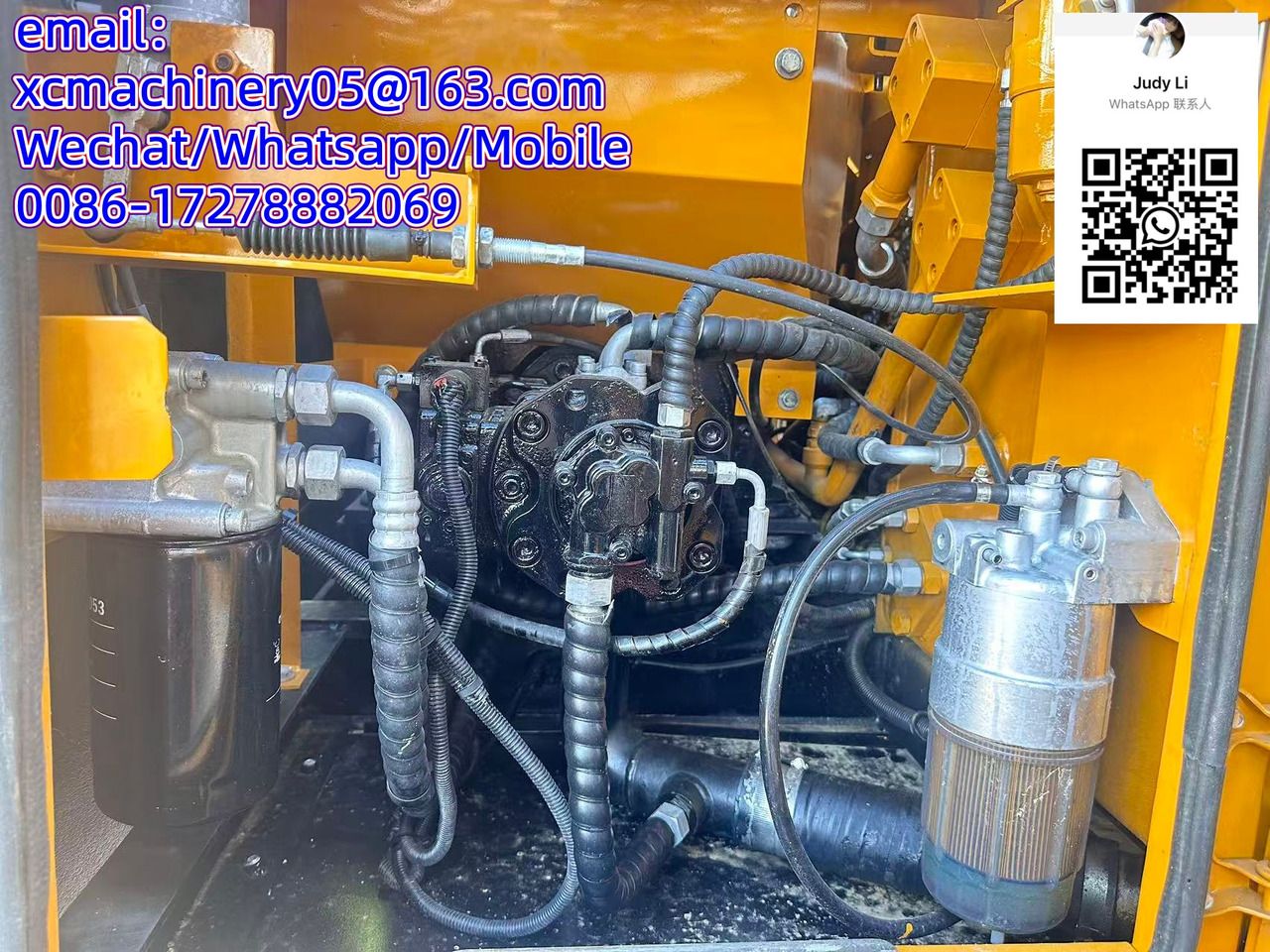 2023 Sany SY135 crawler excavator engine compartment detail 2023 Sany SY135 crawler excavator engine compartment detail