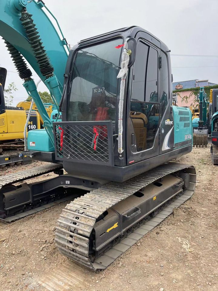 2024 Kobelco SK140 crawler excavator, side view