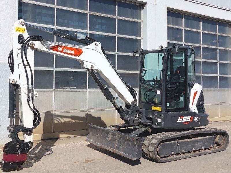 2022 Bobcat E55 Z mini excavator, side view 2022 Bobcat E55 Z mini excavator, side view