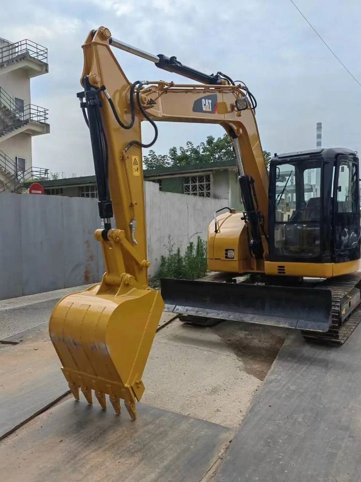 2019 Caterpillar 308DCR mini excavator, front three-quarter view 2019 Caterpillar 308DCR mini excavator, front three-quarter view
