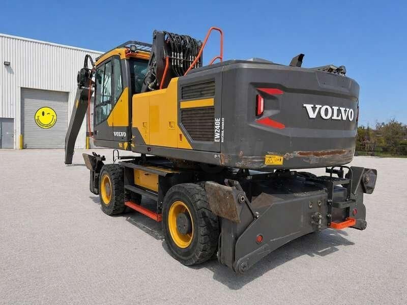 2021 Volvo EW240EMH material handler, rear three-quarter view 2021 Volvo EW240EMH material handler, rear three-quarter view