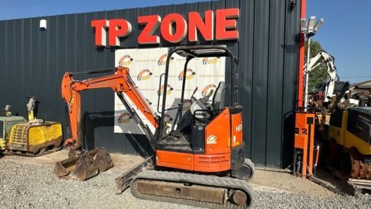 2017 Hitachi ZX26U-5 mini excavator, side view