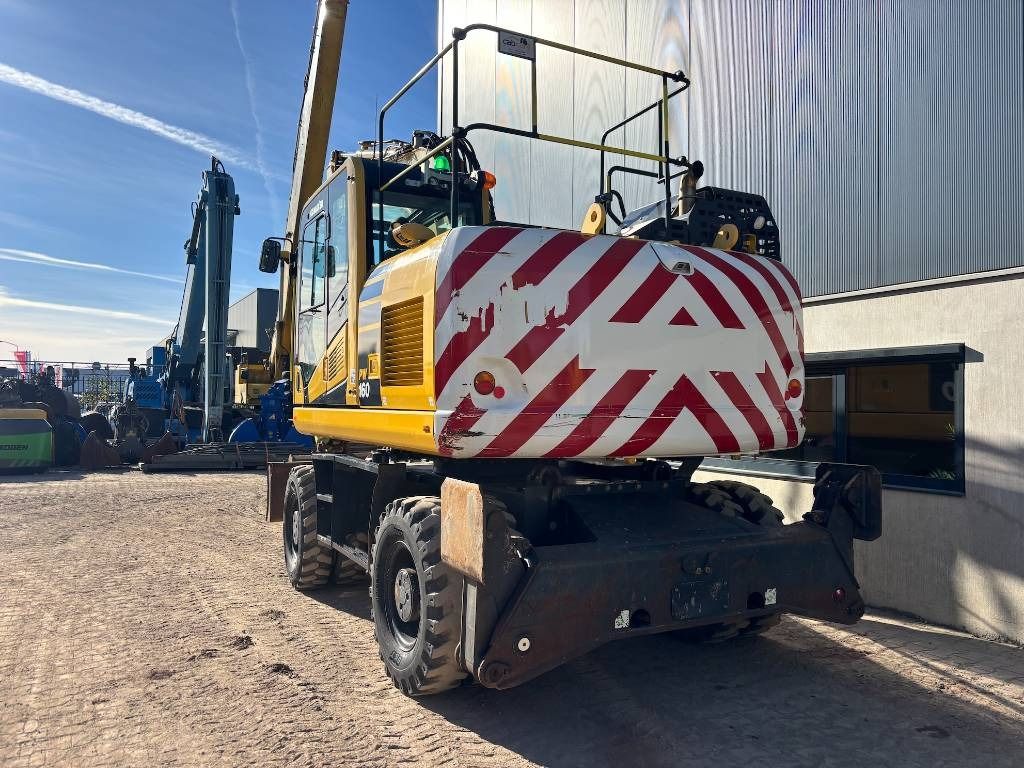 2019 Komatsu PW160-11 wheel excavator rear view