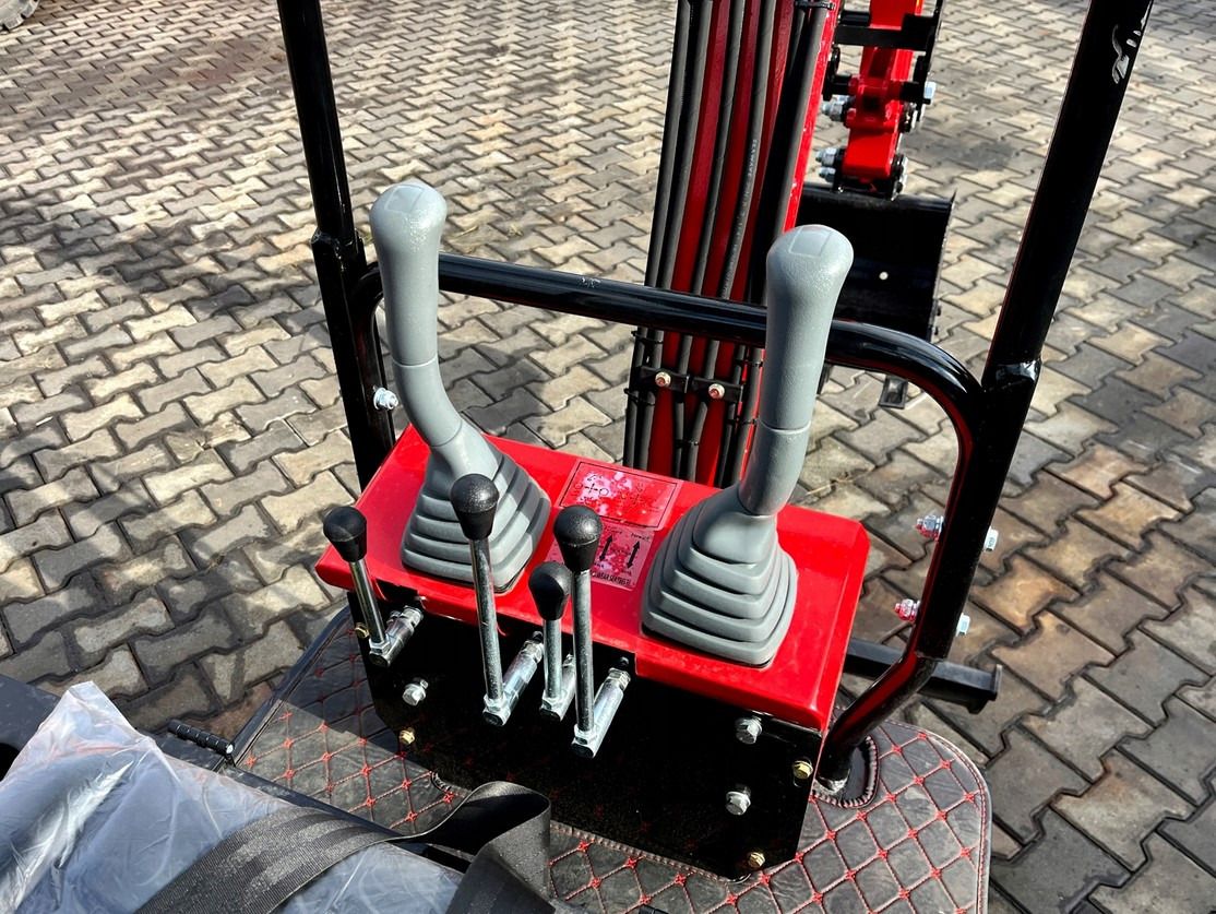 2025 Captok CK13 mini excavator operator station view