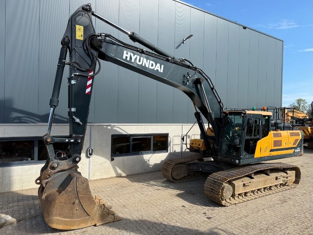 2021 Hyundai HX330A L crawler excavator, side view