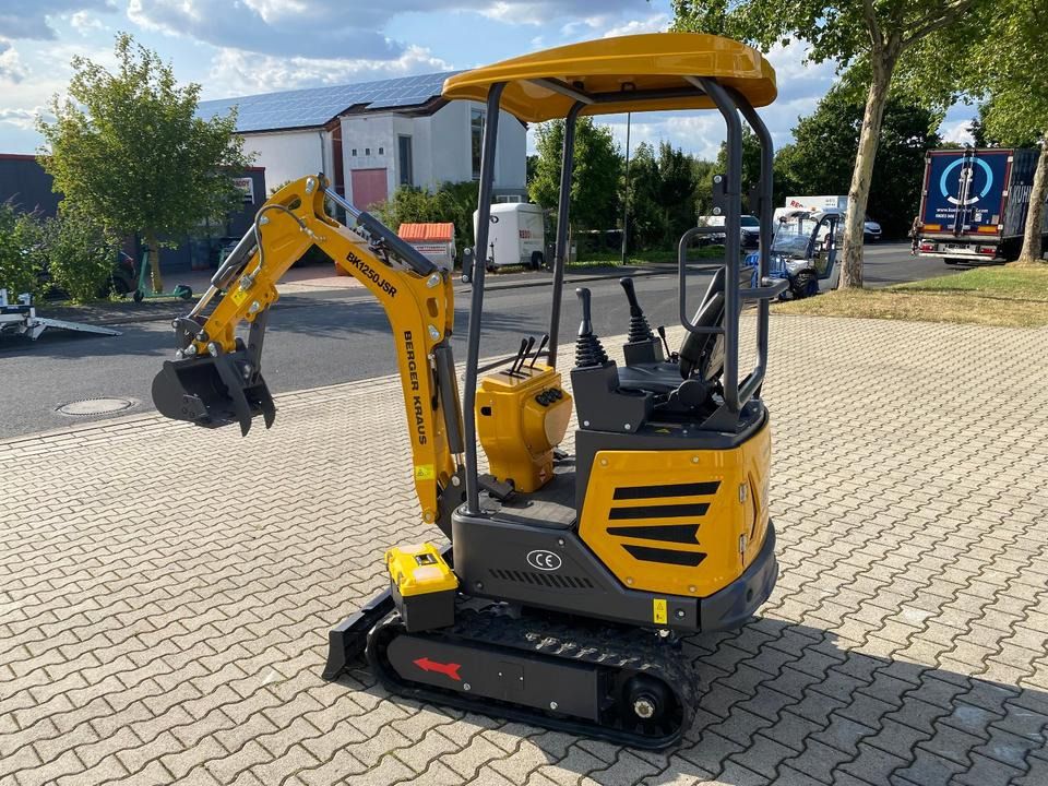 2026 Berger Kraus BK1250JSR mini excavator, side view