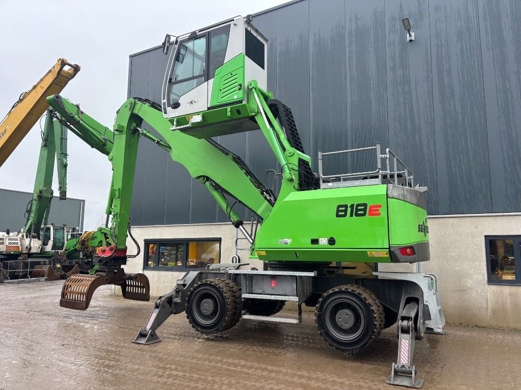 2018 Sennebogen 818E material handler, side view