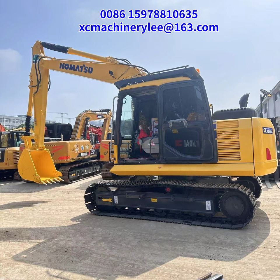 2024 Komatsu PC130 crawler excavator, side view 2024 Komatsu PC130 crawler excavator, side view