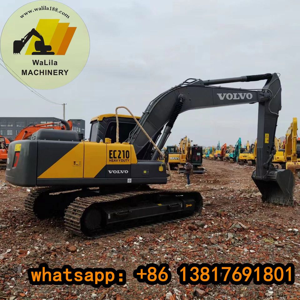 2023 Volvo EC210 crawler excavator, side view 2023 Volvo EC210 crawler excavator, side view