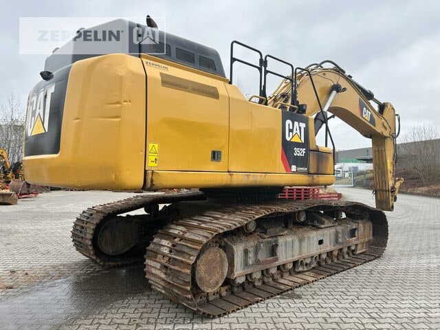 2019 Caterpillar 352F crawler excavator, rear three-quarter view 2019 Caterpillar 352F crawler excavator, rear three-quarter view