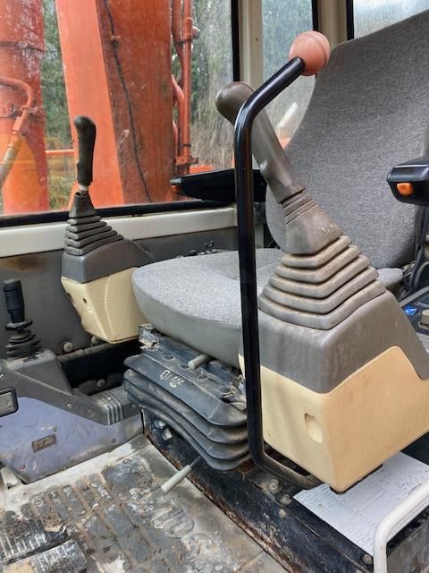 2004 Daewoo 75 mini excavator interior cab view 2004 Daewoo 75 mini excavator interior cab view