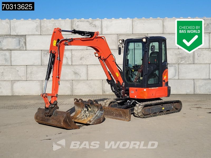 2022 Kubota U36-4 mini excavator, side view