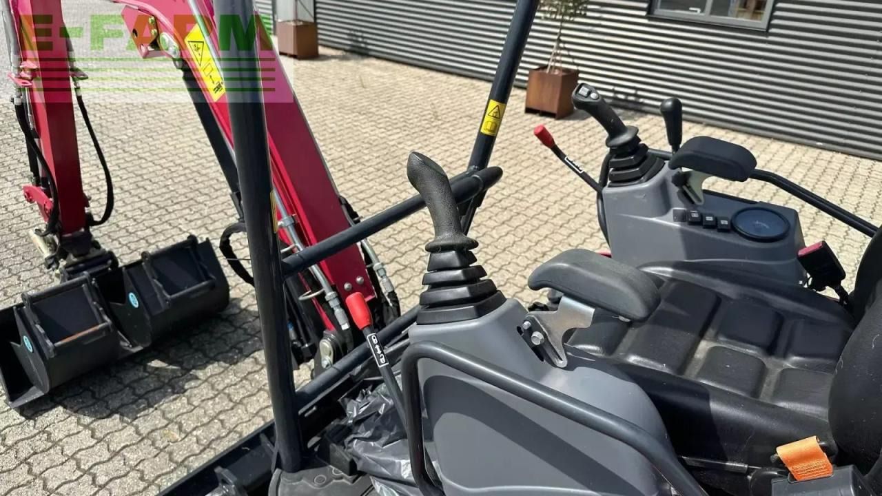 2023 Yanmar VIO 17 mini excavator operator station view