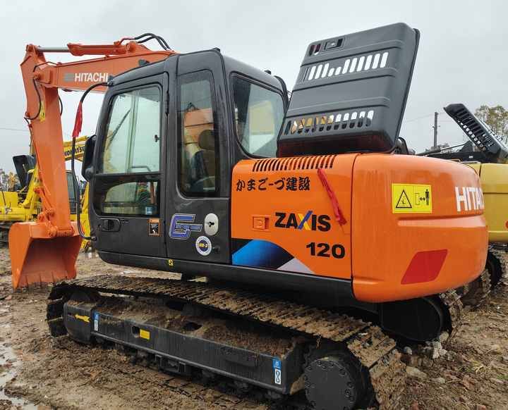 2025 Hitachi Zaxis 120 crawler excavator, side view