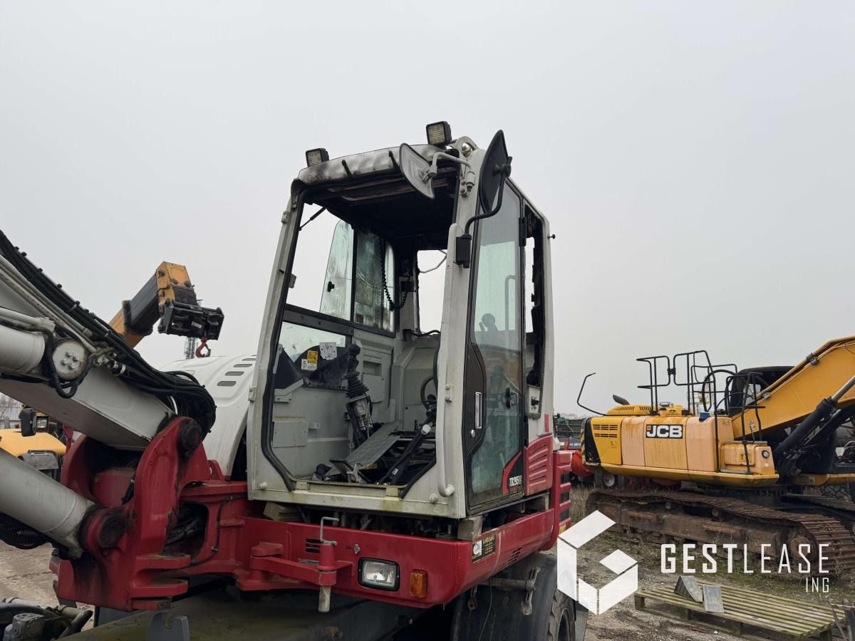2018 Takeuchi TB295W wheel excavator cab view 2018 Takeuchi TB295W wheel excavator cab view