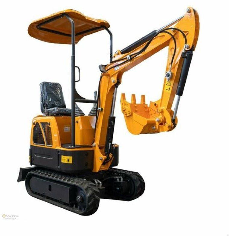 2022 Vemac XN08 mini excavator, rear three-quarter view