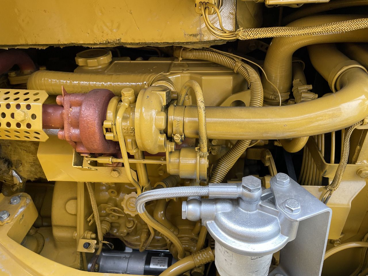 2024 Caterpillar 303.5E mini excavator engine compartment view 2024 Caterpillar 303.5E mini excavator engine compartment view