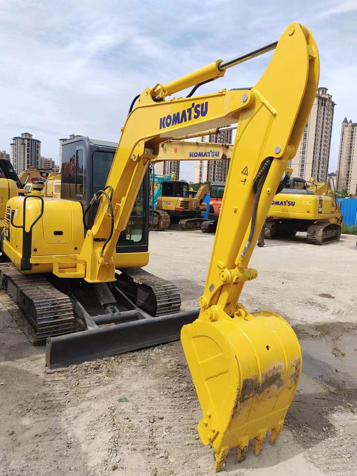 2020 Komatsu PC56-7 mini excavator, front-side view