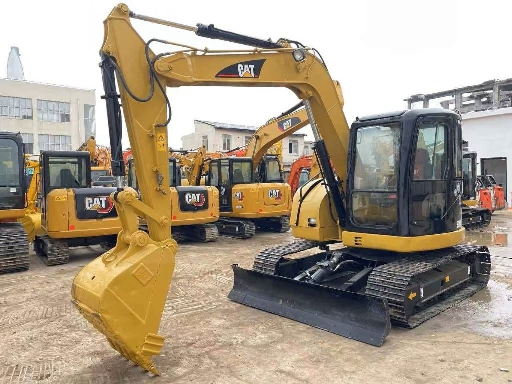 2021 Caterpillar 308C mini excavator, front three-quarter view 2021 Caterpillar 308C mini excavator, front three-quarter view