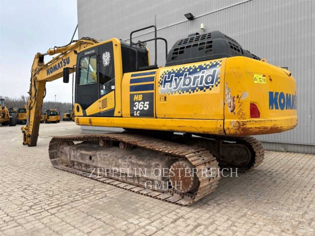 2016 Komatsu HB365LC-3 crawler excavator rear three-quarter view 2016 Komatsu HB365LC-3 crawler excavator rear three-quarter view
