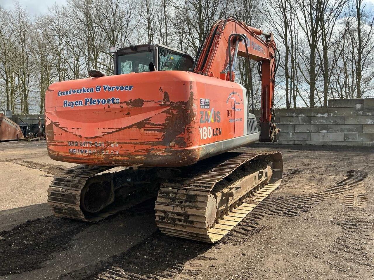2009 Hitachi Zaxis 180LCN crawler excavator, rear three-quarter view 2009 Hitachi Zaxis 180LCN crawler excavator, rear three-quarter view