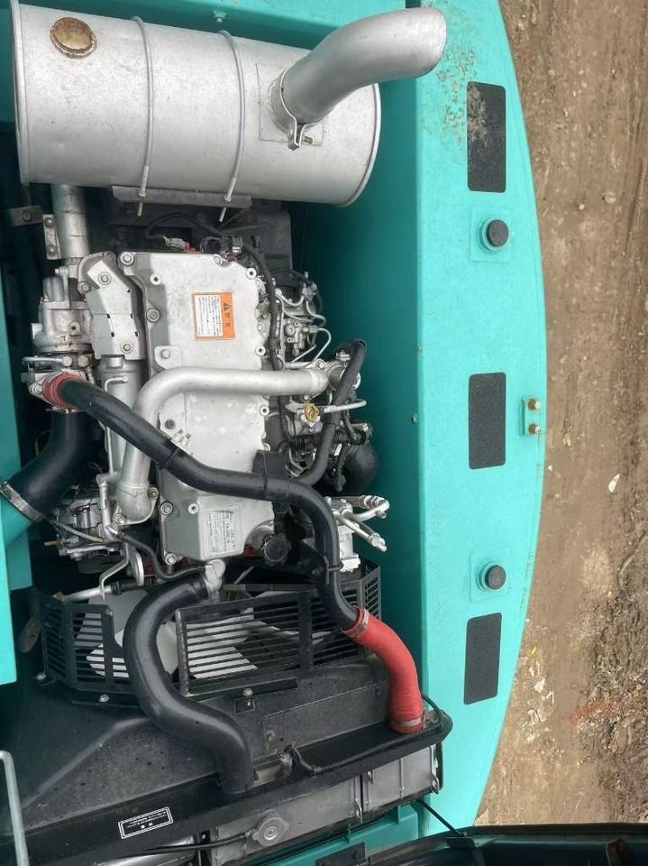 2023 Kobelco SK200 crawler excavator engine bay view 2023 Kobelco SK200 crawler excavator engine bay view