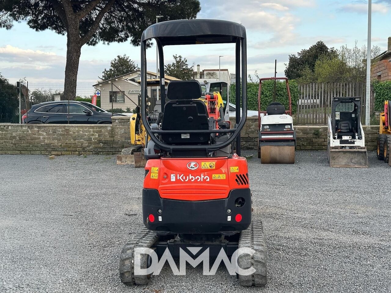 2020 Kubota U17-3A mini excavator, rear view 2020 Kubota U17-3A mini excavator, rear view