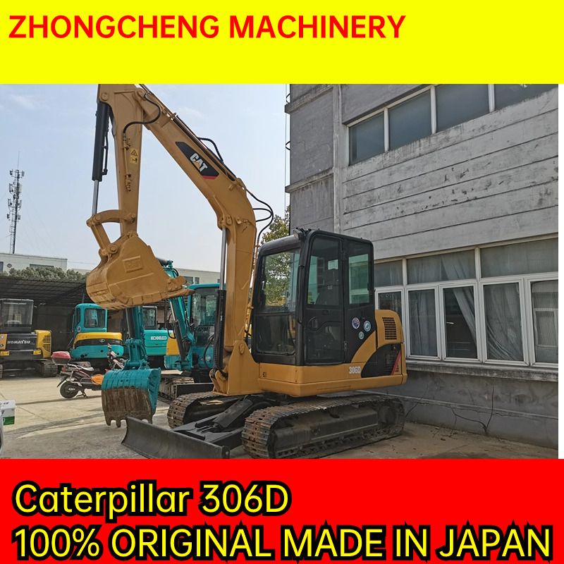 2013 Caterpillar 306D crawler excavator, side profile view
