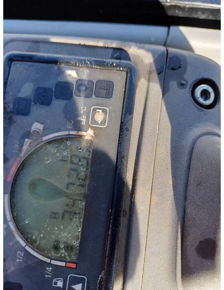 2018 Caterpillar 302.7DCR crawler excavator instrument cluster view