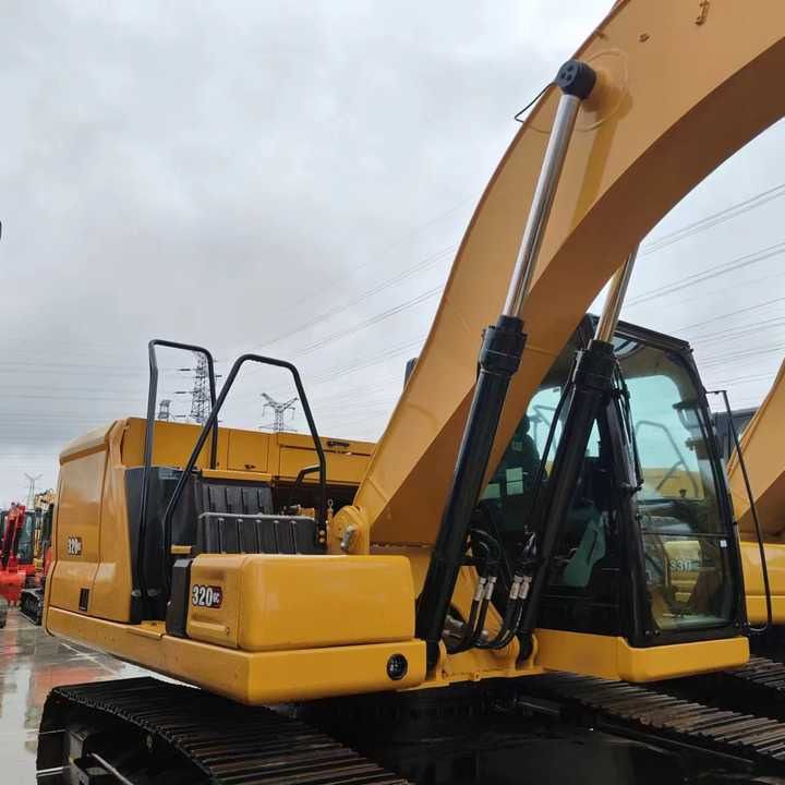 Caterpillar 320GC crawler excavator, side view