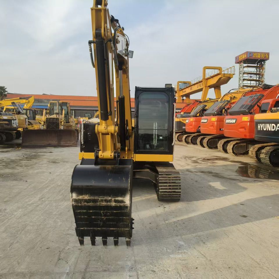 2022 Caterpillar 307.5E2 mini excavator, front view