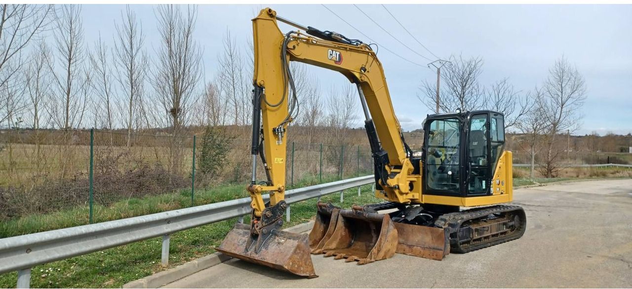 2023 Caterpillar 308 crawler excavator side view 2023 Caterpillar 308 crawler excavator side view