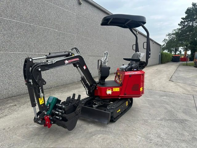 2026 Rhinoceros MY10-8 mini excavator, side view