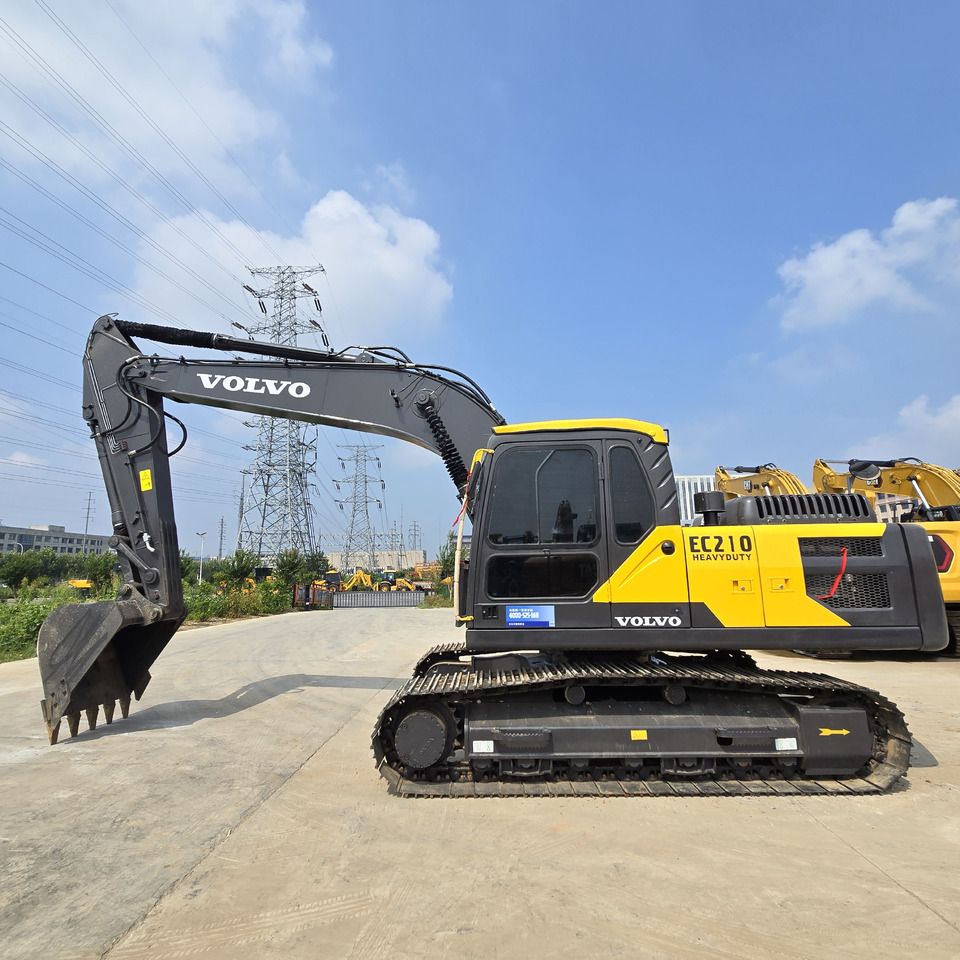 2022 Volvo EC210 crawler excavator, side view