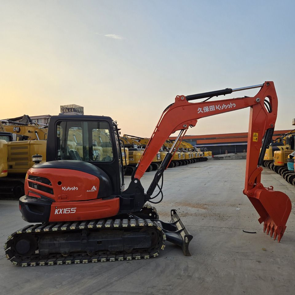 2023 Kubota KX165 mini excavator, side view