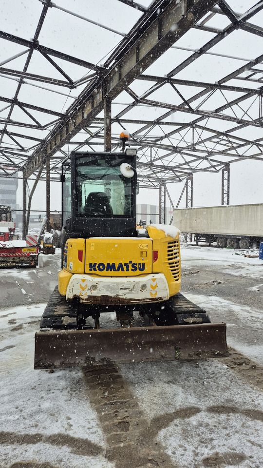 2020 Komatsu PC55MR-5 mini excavator, rear view 2020 Komatsu PC55MR-5 mini excavator, rear view