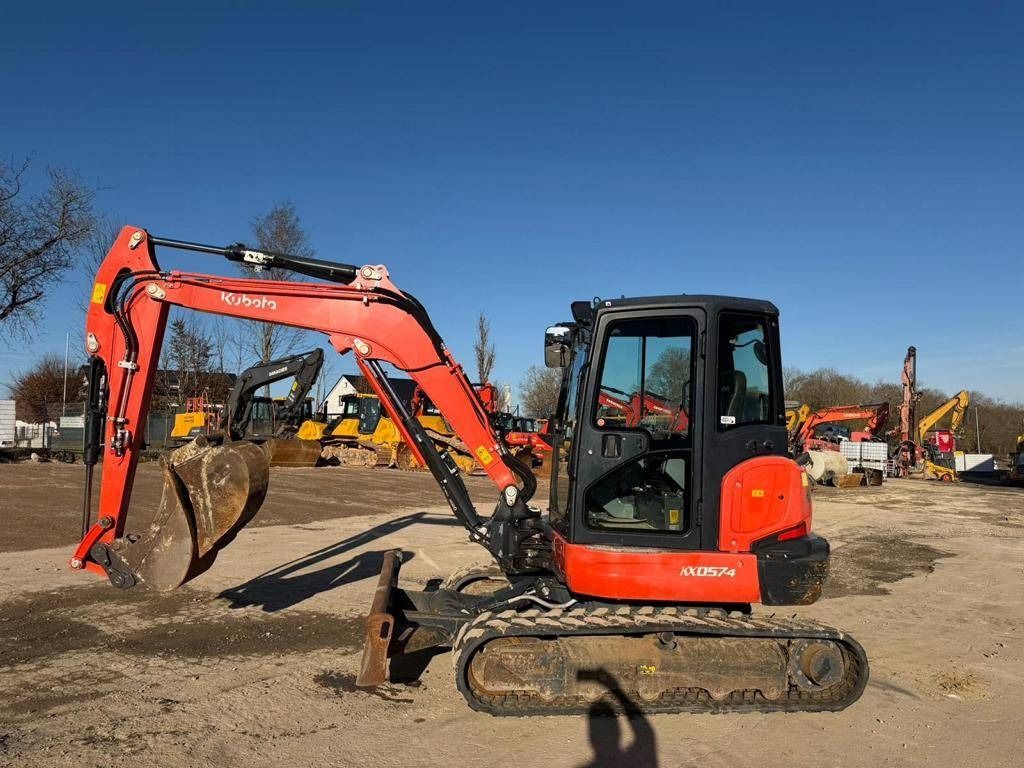 2019 Kubota KX057-4 mini excavator, side view 2019 Kubota KX057-4 mini excavator, side view