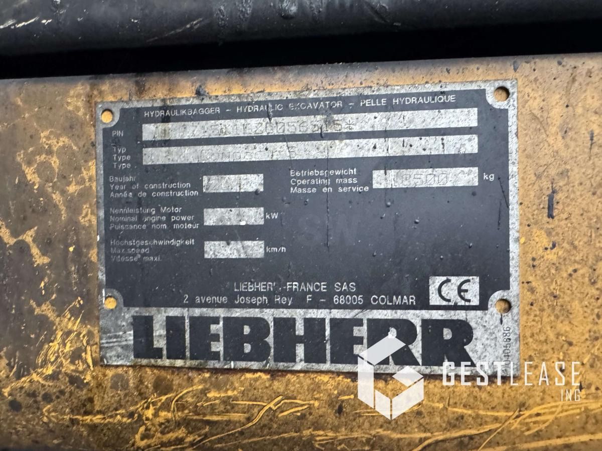 2023 Liebherr R914COMPACT manufacturer identification plate 2023 Liebherr R914COMPACT manufacturer identification plate
