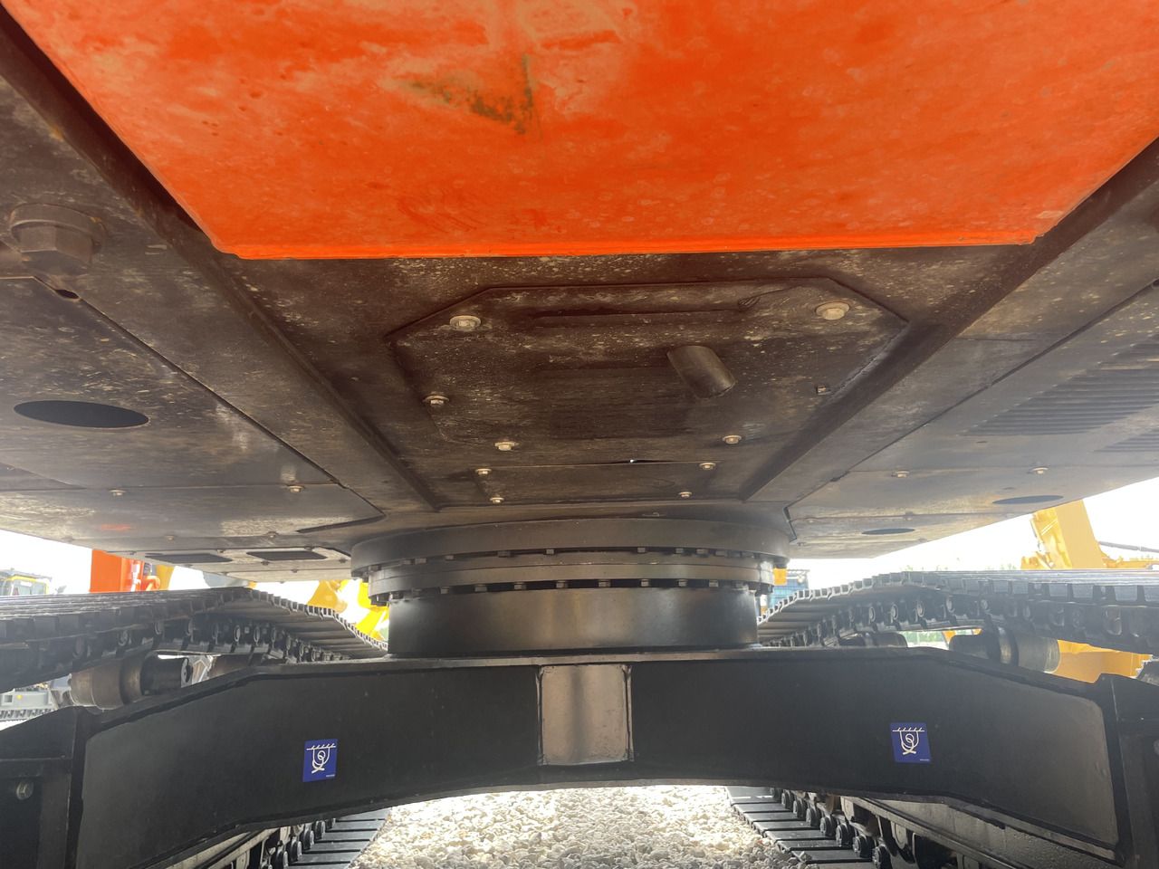 2023 Hitachi ZX200 crawler excavator undercarriage view