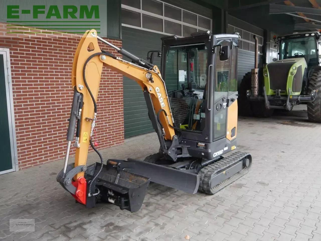2023 CASE CX19D mini excavator, front three-quarter view 2023 CASE CX19D mini excavator, front three-quarter view