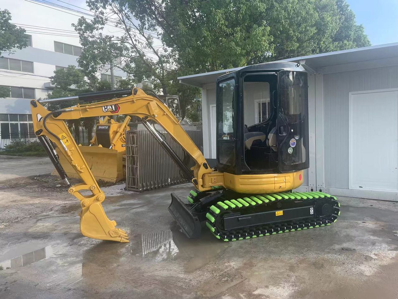 2020 Caterpillar 303E mini excavator, side profile view 2020 Caterpillar 303E mini excavator, side profile view
