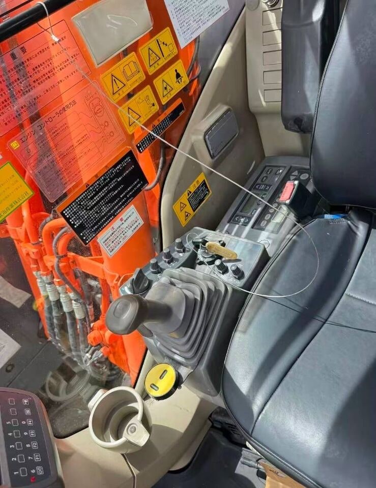 2025 Hitachi 135 crawler excavator interior cab view 2025 Hitachi 135 crawler excavator interior cab view