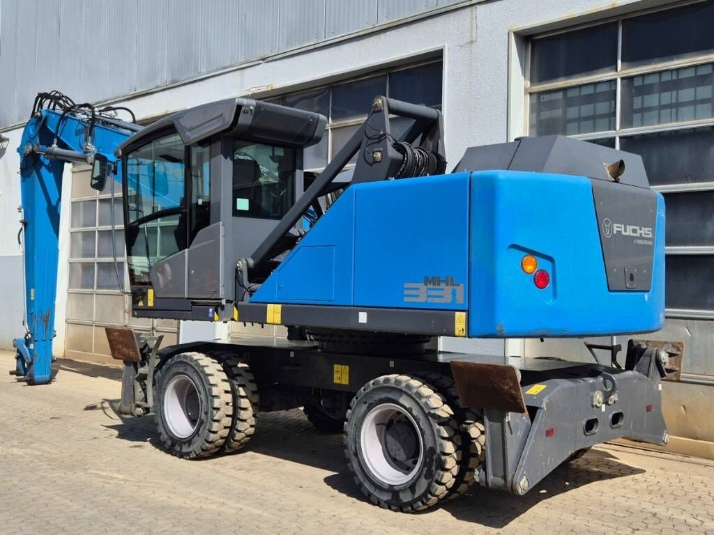 2019 Fuchs MHL331F material handler, rear three-quarter view