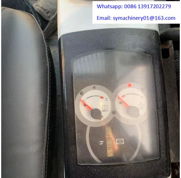 2020 Komatsu PC56-7 mini excavator instrument cluster view