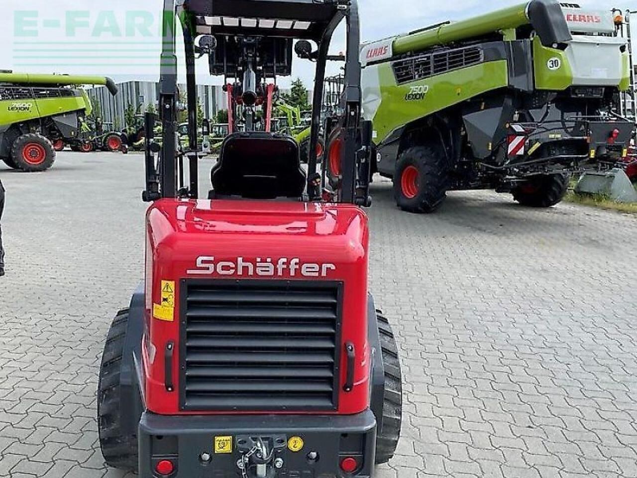 2023 Schäffer 3630 mini excavator, rear view 2023 Schäffer 3630 mini excavator, rear view