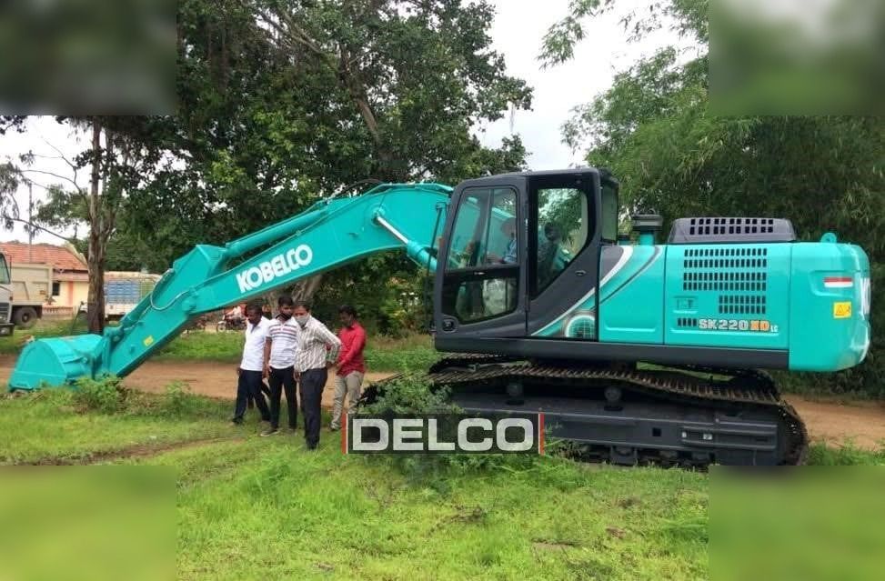 2026 Kobelco SK220XDLC-10 crawler excavator side view 2026 Kobelco SK220XDLC-10 crawler excavator side view