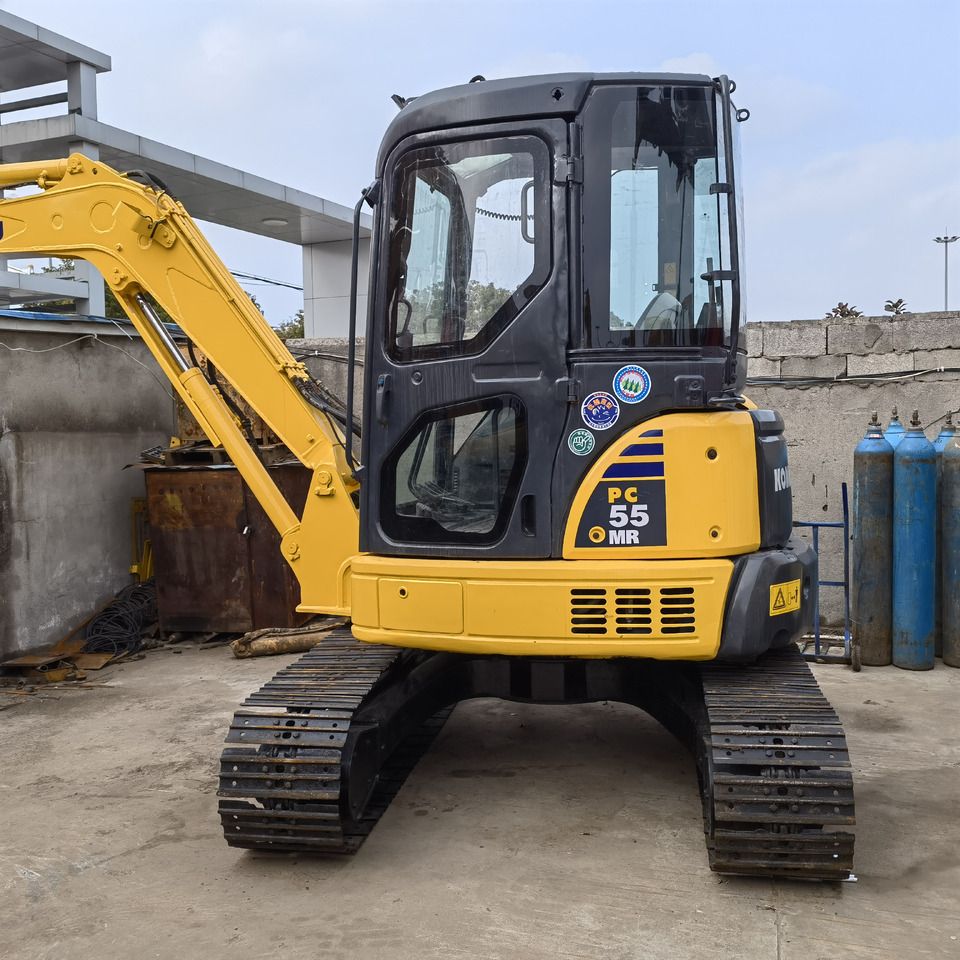 2023 Komatsu PC-55MR mini excavator, side profile view